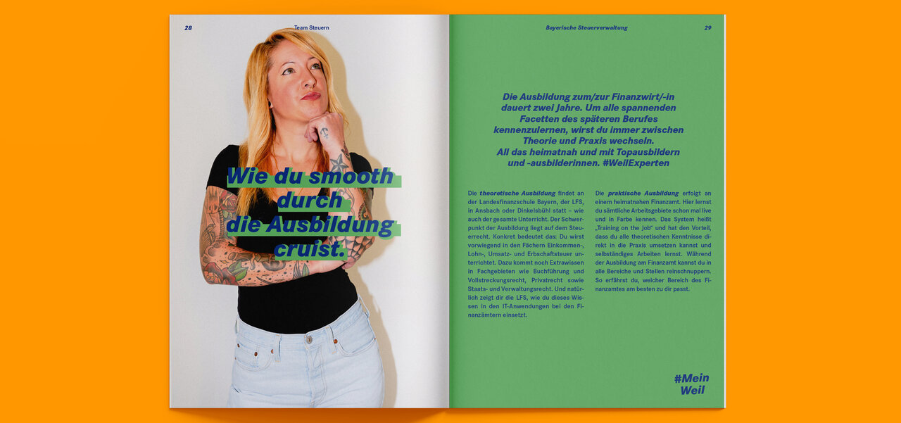 Ausbildungsbroschüre Seiten 28 und 29