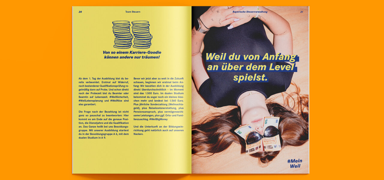 Ausbildungsbroschüre Seiten 20 und 21